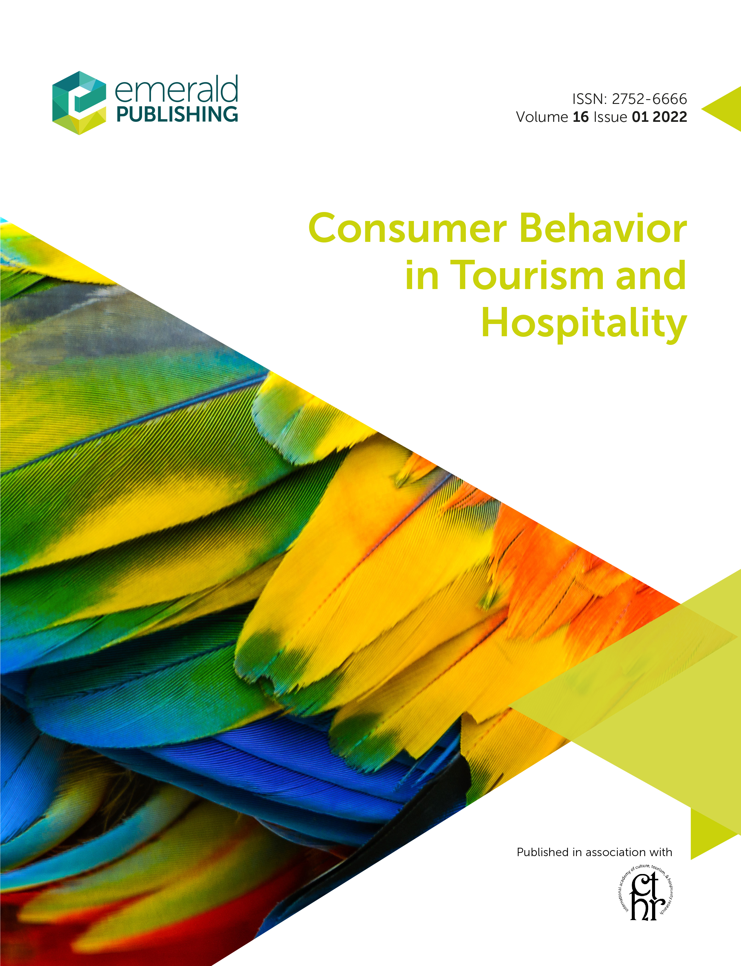 Cover image of Consumer Behavior in Tourism and Hospitality