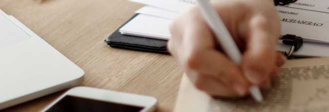 Writing information