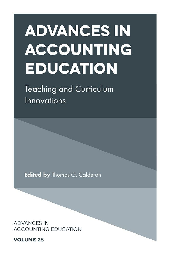Advances in Accounting Education book cover