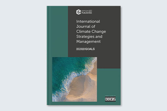 International Journal of Climate Change Strategies and Management cover