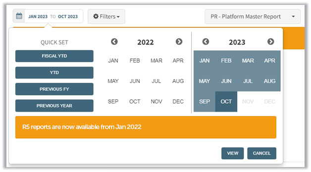 Counter reports screenshot