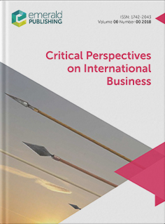 Critical Perspectives on International Business cover