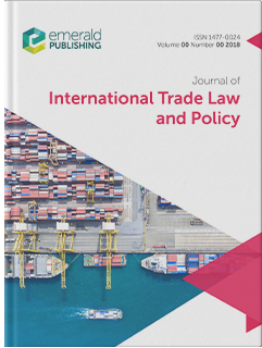 Journal of International Trade Law and Policy cover