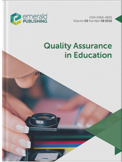 Quality Assurance in Education cover