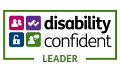 Disability Confident leader logo